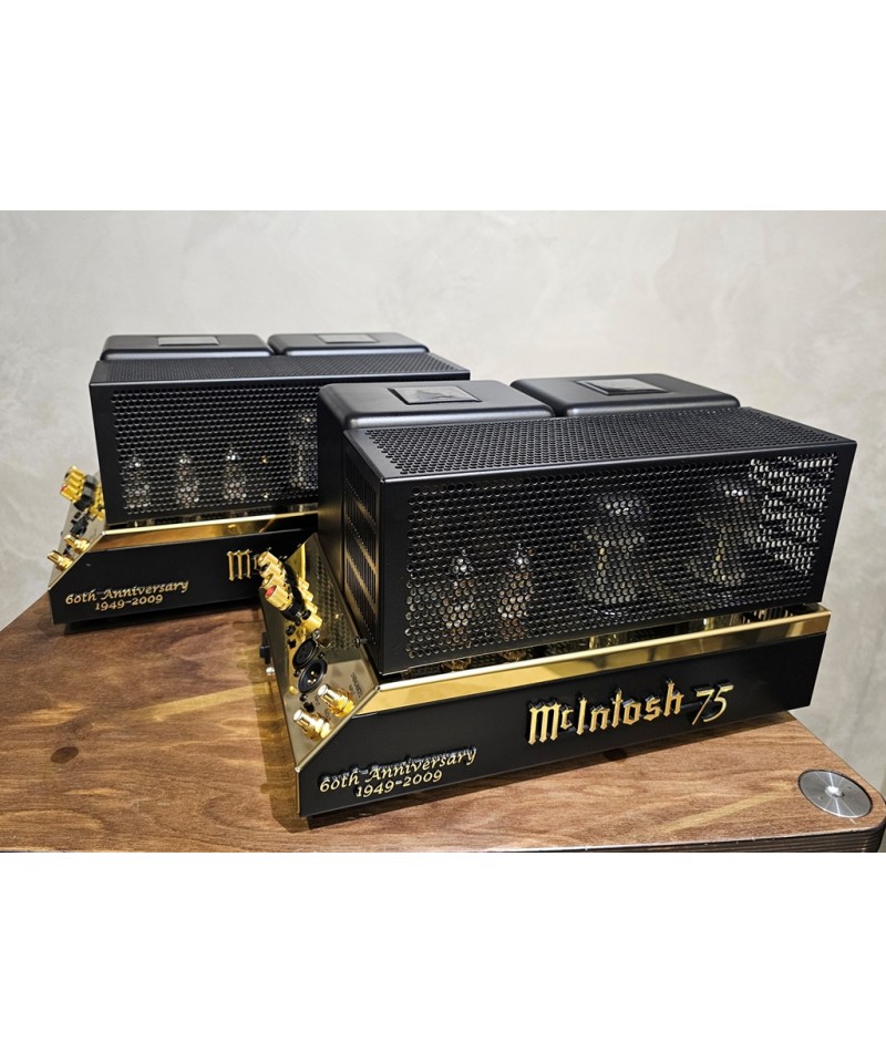MCINTOSH 2 X MC75 60 TH ANNIVERSARY FINALI MONO USATI IN PERFETTO STATO