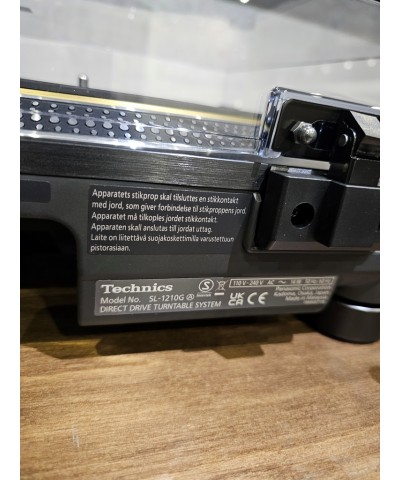TECHNICS SL 1210G BLACK DEMO GIRADISCHI MANUALE HIEND GARANZIA UFFICIALE