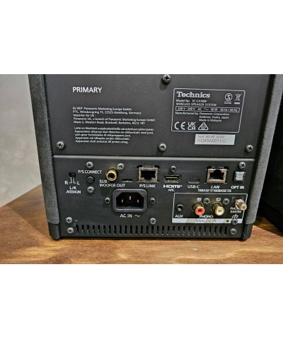 TECHNICS SC CX700 DEMO COPPIA DIFFUSORI ATTIVI BLACK NUOVI GARANZIA UFFICIALE