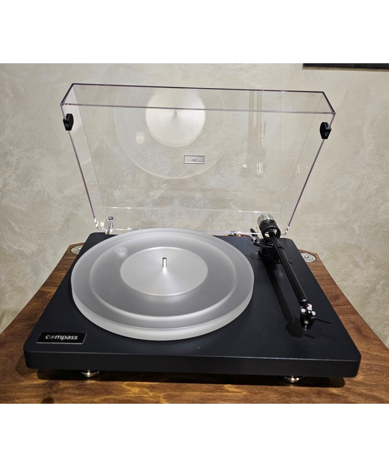 CLEARAUDIO COMPASS TT071/B BLACK DEMO GIRADISCHI A CINGHIA GARANZIA UFFICIALE