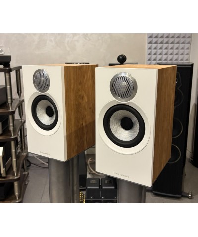 BOWERS & WILKINS 607 S3 OAK DEMO COPPIA DIFFUSORI DA LIBRERIA GARANZIA UFFICIALE