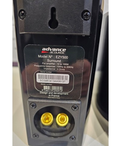 ADVANCE ACOUSTIC EZY 500 COPPIA DIFFUSORI SATELLITI NERI NUOVI OFFERTA!
