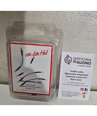 VAN DEN HUL THE HEADSHELL LINK SET NUOVI GARANZIA UFFICIALE