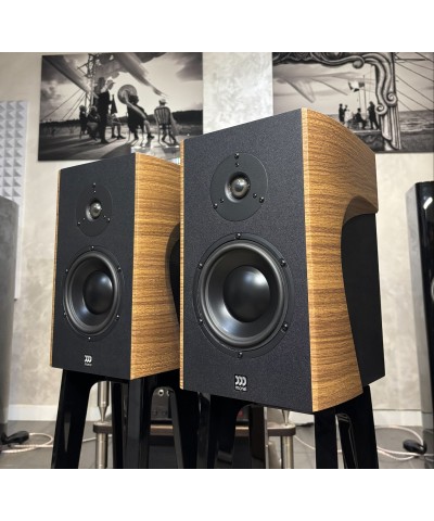 MOREL AVYRA 662 WALNUT DEMO COPPIA DIFFUSORI DA LIBRERIA GARANZIA UFFICIALE