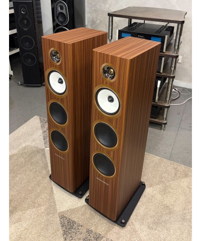 TRIANGLE SOLSTICE 8 TEAK DEMO COPPIA DIFFUSORI DA PAVIMENTO GARANZIA UFFICIALE