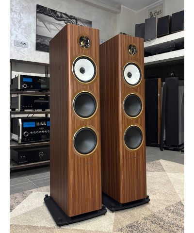 TRIANGLE SOLSTICE 8 TEAK DEMO COPPIA DIFFUSORI DA PAVIMENTO GARANZIA UFFICIALE