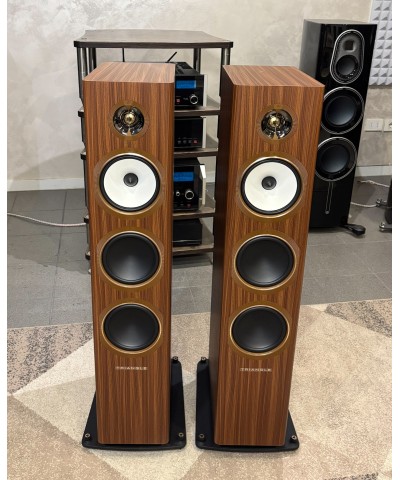 TRIANGLE SOLSTICE 8 TEAK DEMO COPPIA DIFFUSORI DA PAVIMENTO GARANZIA UFFICIALE