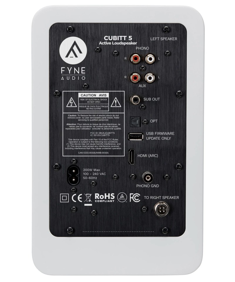 FYNE AUDIO CUBITT 5 COPPIA DIFFUSORI ATTIVI GARANZIA UFFICIALE