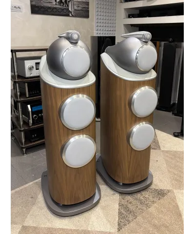 BOWERS & WILKINS 802 D4 DEMO WALNUT COPPIA DIFFUSORI HIEND GARANZIA UFFICIALE