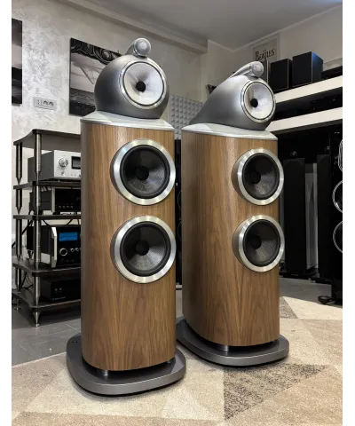 BOWERS & WILKINS 802 D4 DEMO WALNUT COPPIA DIFFUSORI HIEND GARANZIA UFFICIALE