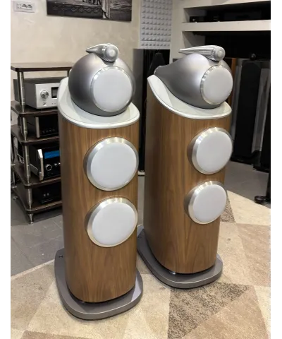 BOWERS & WILKINS 802 D4 DEMO WALNUT COPPIA DIFFUSORI HIEND GARANZIA UFFICIALE