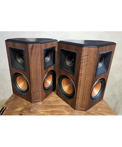 KLIPSCH RP 502S WALNUT DEMO COPPIA DIFFUSORI SORROUND GARANZIA UFFICIALE