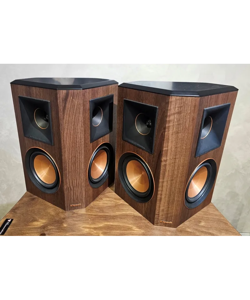 KLIPSCH RP 502S WALNUT DEMO COPPIA DIFFUSORI SORROUND GARANZIA UFFICIALE
