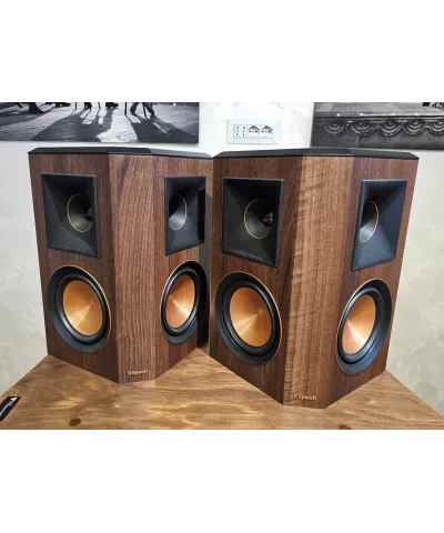 KLIPSCH RP 502S WALNUT DEMO COPPIA DIFFUSORI SORROUND GARANZIA UFFICIALE