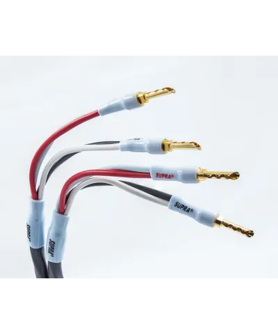 SUPRA QUADRAX 4x2.0 COMBICON 3MT COPPIA CAVI DIFFUSORI NUOVI GARANZIA UFFICIALE