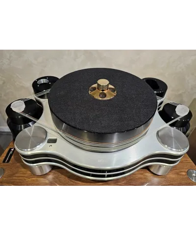 Hanss t30 giradischi audiophile senza braccio usato imballo originale