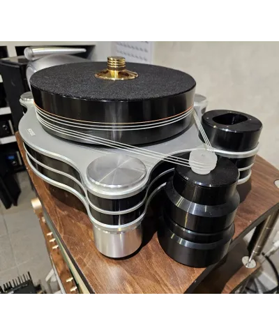 Hanss t30 giradischi audiophile senza braccio usato imballo originale