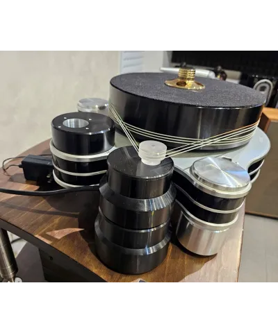 Hanss t30 giradischi audiophile senza braccio usato imballo originale
