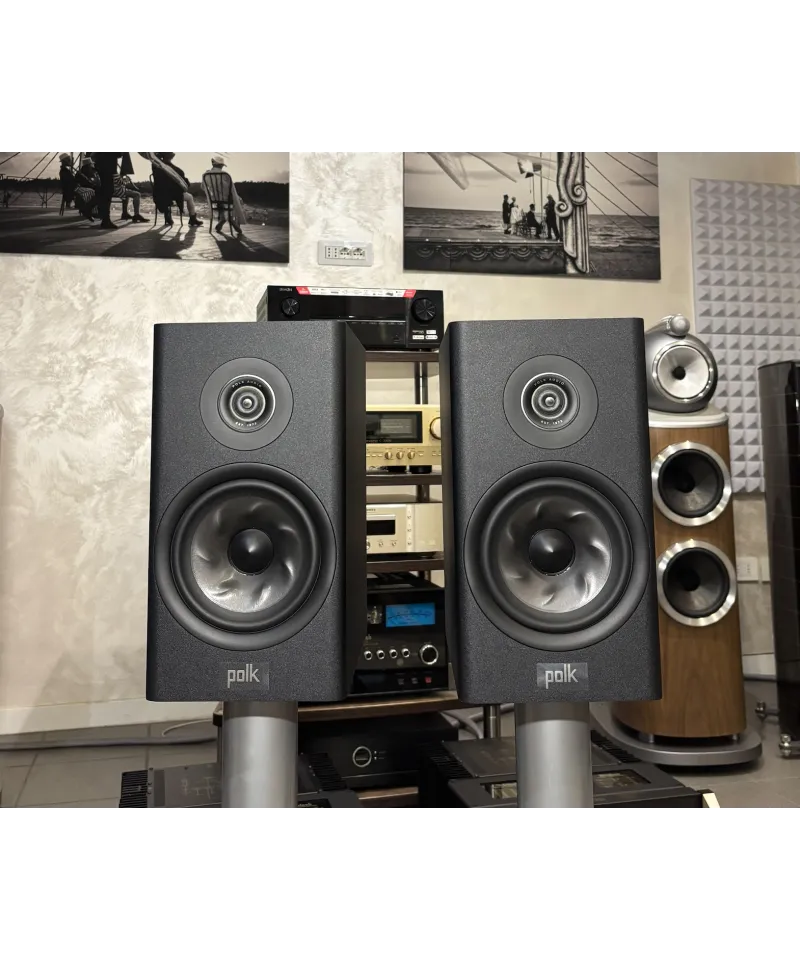 POLK AUDIO RESERVE R 200 BLACK DEMO COPPIA DIFFUSORI BOOKSHELF GARANZIA UFFICIALE