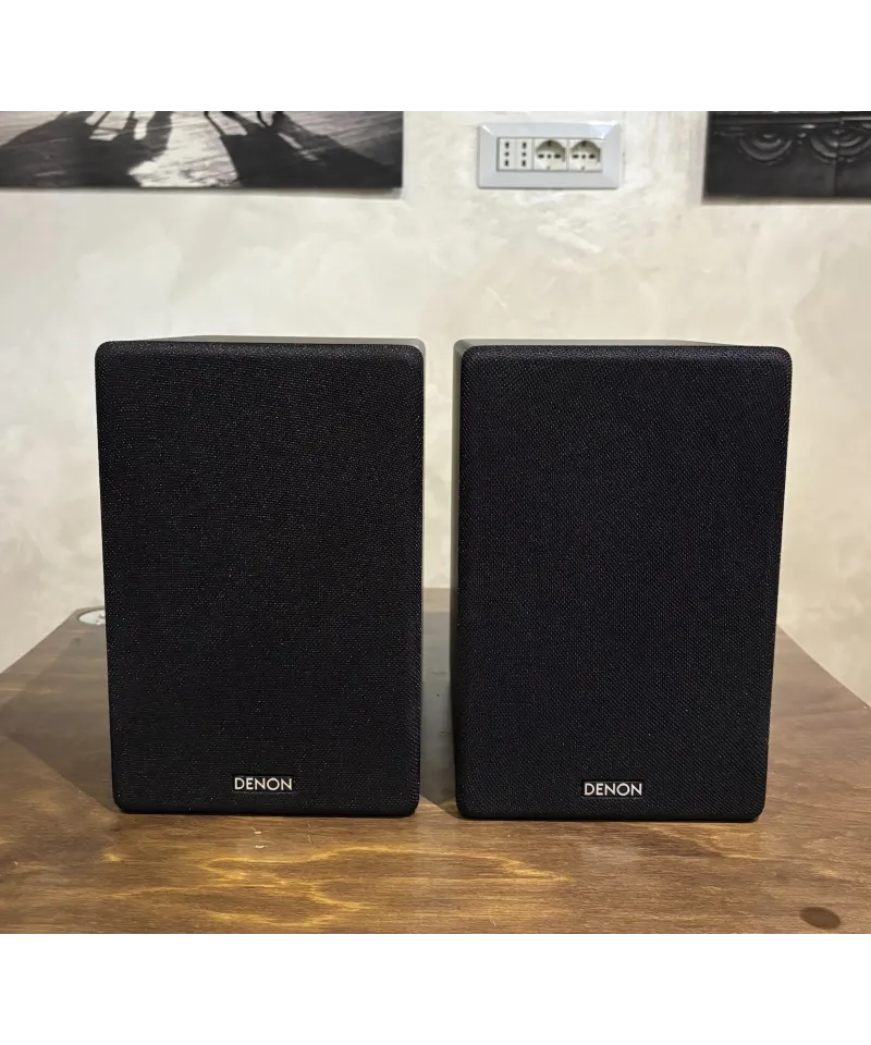 DENON SC N10 BLACK DEMO COPPIA DIFFUSORI DA LIBRERIA GARANZIA UFFICIALE