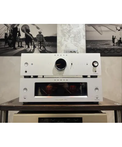 ONKYO ICON P-80 + M80 SILVER DEMO PRE + FINALE DAC STREAMER ETHERNET/WI-FI GARANZIA UFFICIALE