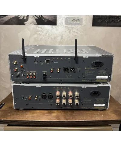 ONKYO ICON P-80 + M80 SILVER DEMO PRE + FINALE DAC STREAMER ETHERNET/WI-FI GARANZIA UFFICIALE