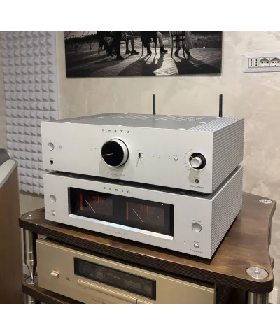 ONKYO ICON P-80 + M80 SILVER DEMO PRE + FINALE DAC STREAMER ETHERNET/WI-FI GARANZIA UFFICIALE