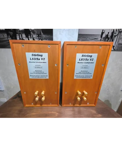 STIRLING LS3/5A V2 BBC MINI DIFFUSORI AUDIOPHILE USATE PERFETTO STATO