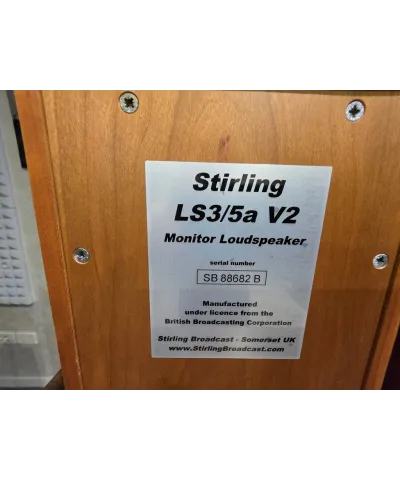 STIRLING LS3/5A V2 BBC MINI DIFFUSORI AUDIOPHILE USATE PERFETTO STATO