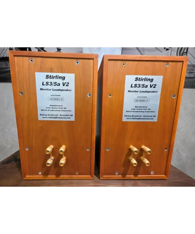 STIRLING LS3/5A V2 BBC MINI DIFFUSORI AUDIOPHILE USATE PERFETTO STATO