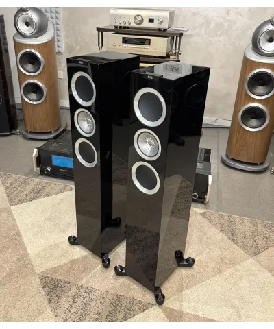 KEF R500 BLACK USATE COPPIA DIFFUSORI DA PAVIMENTO