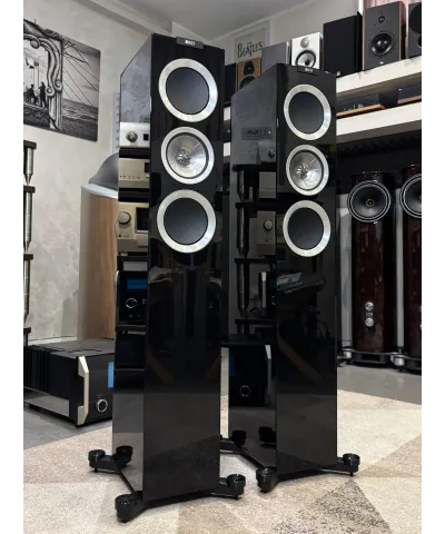 KEF R500 BLACK USATE COPPIA DIFFUSORI DA PAVIMENTO