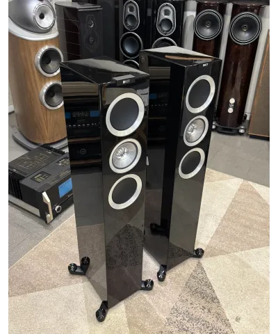 KEF R500 BLACK USATE COPPIA DIFFUSORI DA PAVIMENTO