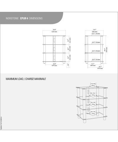 NORSTONE EPUR 4 MOBILE HIFI 4 RIPIANI GARANZIA UFFICIALE